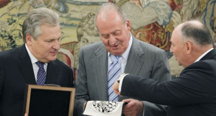 ECTR awards 2010 European Medal of Tolerance to His Majesty Juan Carlos I, the King of Spain