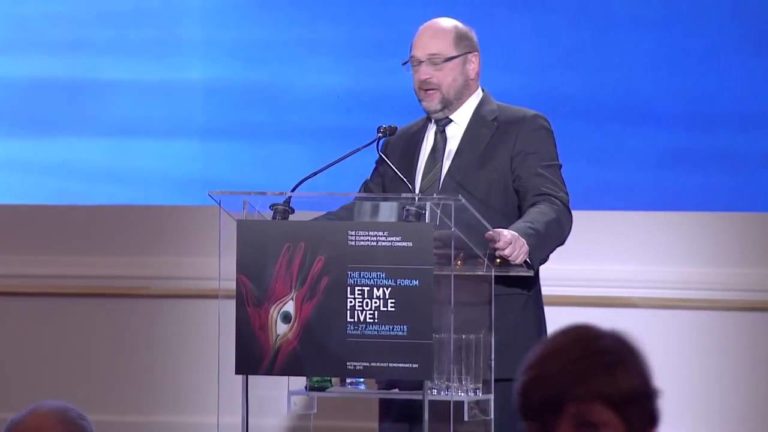 Let My People Live! Forum 2015 – Martin Schulz addresses the participants at the Forum’s Closing Session